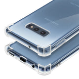 Stoßdämpfende, durchsichtige Handyhülle für Samsung Galaxy S10E