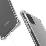 Stoßdämpfende, durchsichtige Handyhülle für Samsung Galaxy S20 Plus