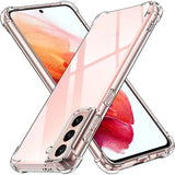 Stoßdämpfende, durchsichtige Handyhülle für Samsung Galaxy S21 FE