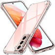 Stoßdämpfende, durchsichtige Handyhülle für Samsung Galaxy S22 Plus