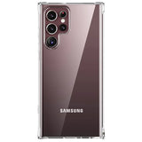Stoßdämpfende, durchsichtige Handyhülle für Samsung Galaxy S22 Ultra