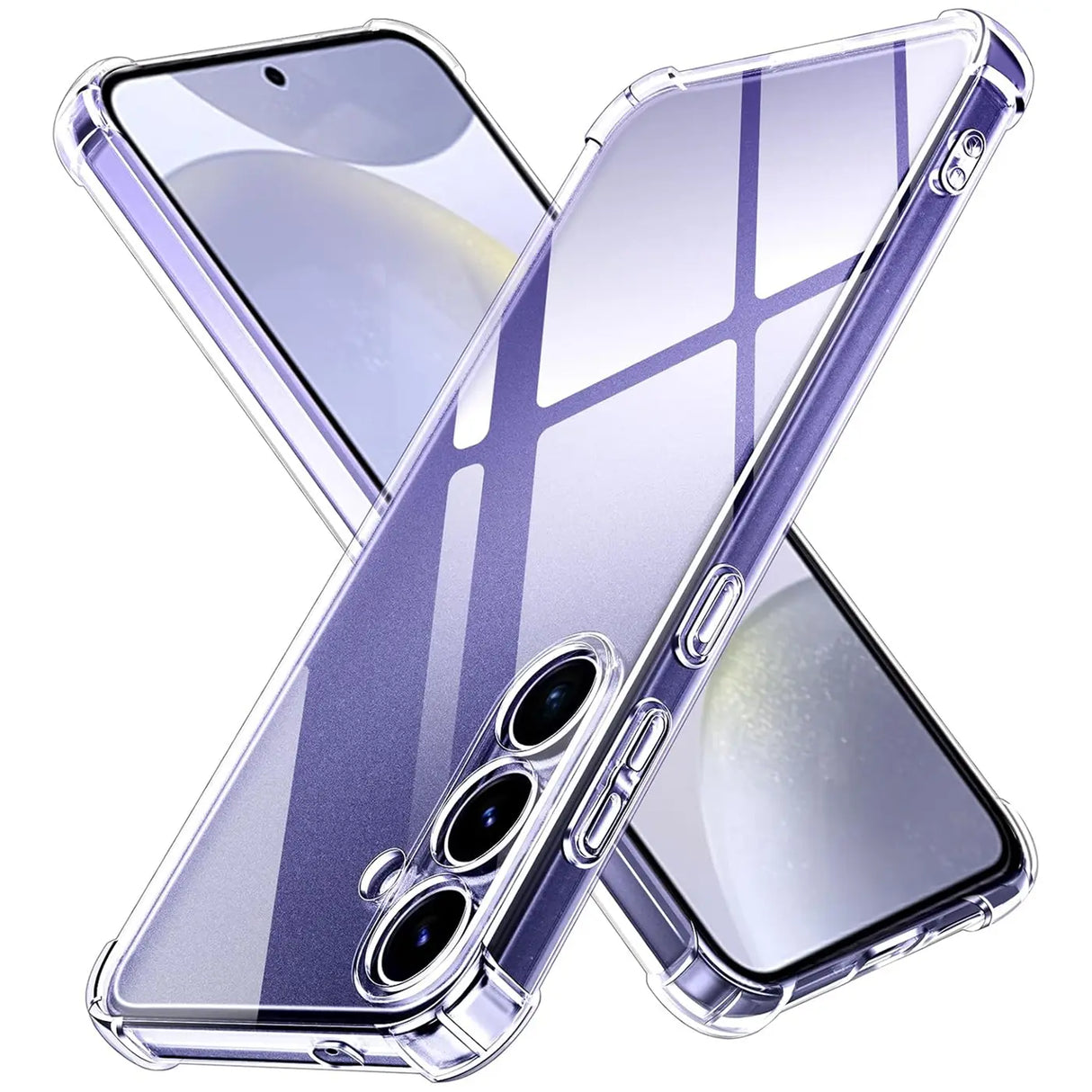 Stoßdämpfende, durchsichtige Handyhülle für Samsung Galaxy S24 Plus