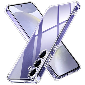 Stoßdämpfende, durchsichtige Handyhülle für Samsung Galaxy S24 Plus