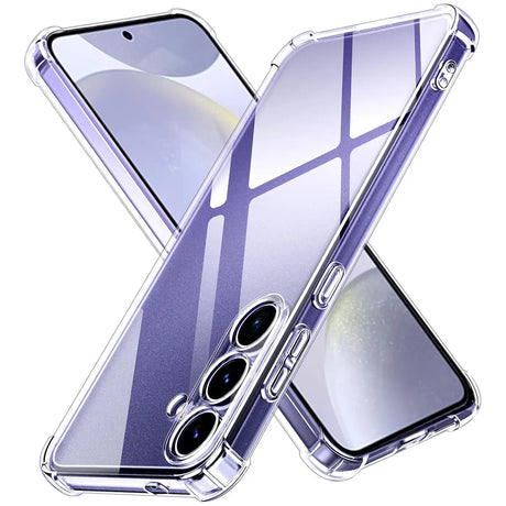 Stoßdämpfende, durchsichtige Handyhülle für Samsung Galaxy S24 Plus