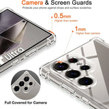 Stoßdämpfende, durchsichtige Handyhülle für Samsung Galaxy S24 Ultra