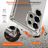 Stoßdämpfende, durchsichtige Handyhülle für Samsung Galaxy S24 Ultra