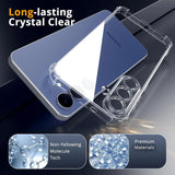 Stoßdämpfende, durchsichtige Handyhülle für Samsung Galaxy S25 FE