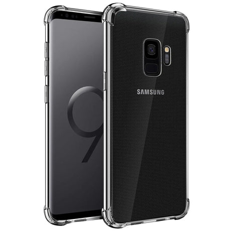 Stoßdämpfende, durchsichtige Handyhülle für Samsung Galaxy S9