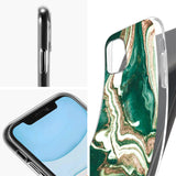 Edel designte Luxus Marmor Handyhülle für iPhone 12 Mini