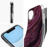 Edel designte Luxus Marmor Handyhülle für iPhone 12 Mini