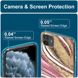 Edel designte Luxus Marmor Handyhülle für iPhone 12 / 12 Pro
