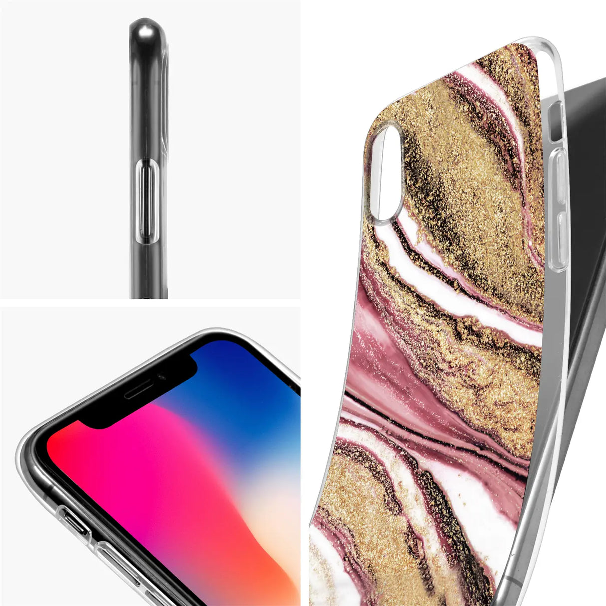 Edel designte Luxus Marmor Handyhülle für iPhone 7 / 8 / SE 2 / SE 3