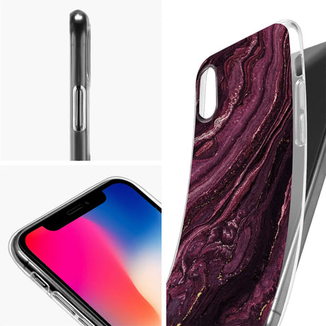 Edel designte Luxus Marmor Handyhülle für iPhone 7 / 8 / SE 2 / SE 3