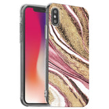 Edel designte Luxus Marmor Handyhülle für iPhone X / XS