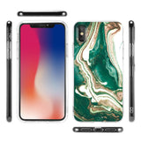 Edel designte Luxus Marmor Handyhülle für iPhone X / XS