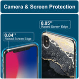 Edel designte Luxus Marmor Handyhülle für iPhone X / XS