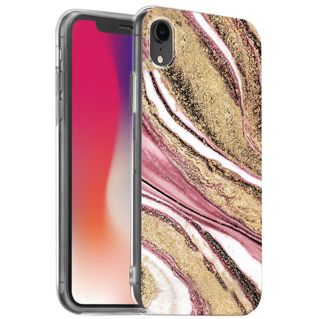Edel designte Luxus Marmor Handyhülle für iPhone XR