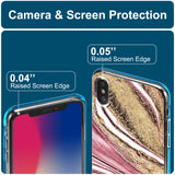 Edel designte Luxus Marmor Handyhülle für iPhone XR
