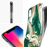 Edel designte Luxus Marmor Handyhülle für iPhone XR