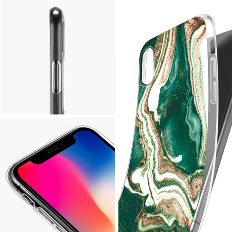 Edel designte Luxus Marmor Handyhülle für iPhone XR