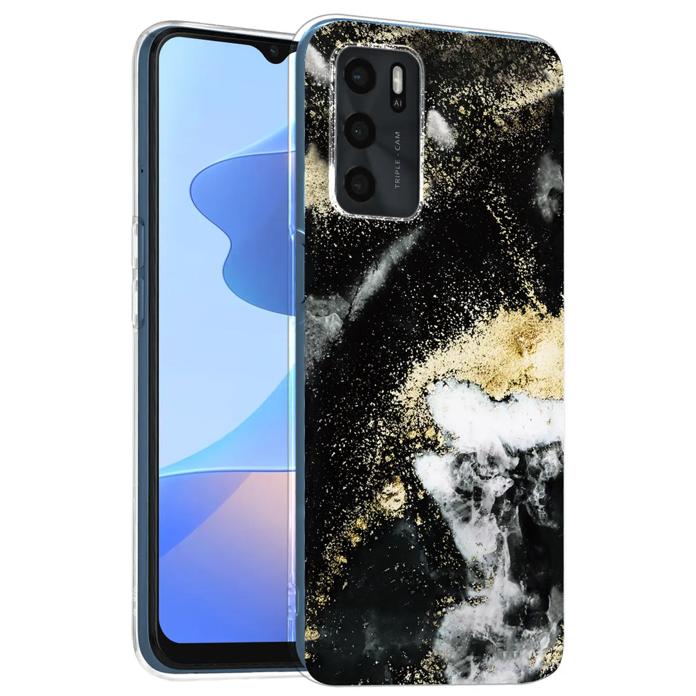 Edel designte Luxus Marmor Handyhülle für OPPO A16 / A16s