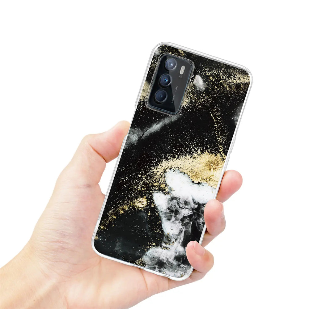 Edel designte Luxus Marmor Handyhülle für OPPO A16 / A16s