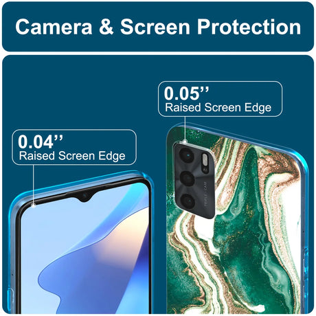 Edel designte Luxus Marmor Handyhülle für OPPO A16 / A16s