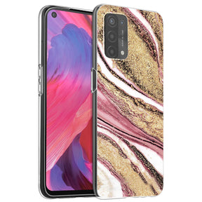 Edel designte Luxus Marmor Handyhülle für OPPO A54 5G / A74 5G