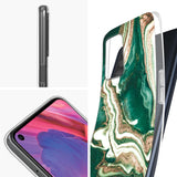 Edel designte Luxus Marmor Handyhülle für OPPO A54 5G / A74 5G