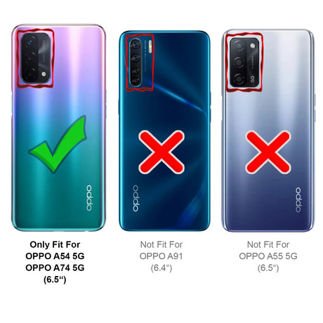 Edel designte Luxus Marmor Handyhülle für OPPO A54 5G / A74 5G