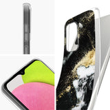 Edel designte Luxus Marmor Handyhülle für Samsung Galaxy A03s