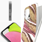 Edel designte Luxus Marmor Handyhülle für Samsung Galaxy A03s