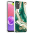 Edel designte Luxus Marmor Handyhülle für Samsung Galaxy A03s