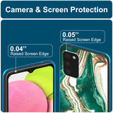 Edel designte Luxus Marmor Handyhülle für Samsung Galaxy A03s