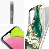 Edel designte Luxus Marmor Handyhülle für Samsung Galaxy A03s