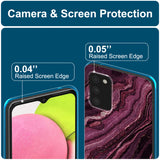 Edel designte Luxus Marmor Handyhülle für Samsung Galaxy A03s