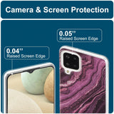 Edel designte Luxus Marmor Handyhülle für Samsung Galaxy A12 / M12