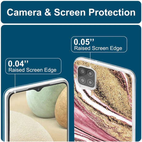 Edel designte Luxus Marmor Handyhülle für Samsung Galaxy A22 5G