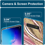 Edel designte Luxus Marmor Handyhülle für Samsung Galaxy S10