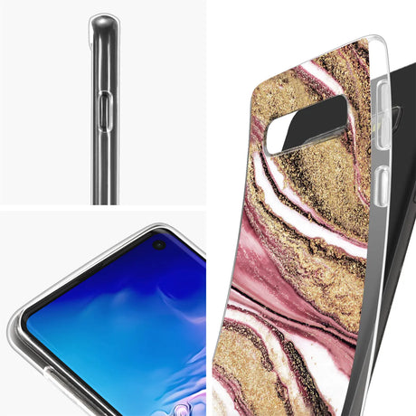 Edel designte Luxus Marmor Handyhülle für Samsung Galaxy S10 Plus
