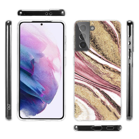 Edel designte Luxus Marmor Handyhülle für Samsung Galaxy S21