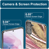 Edel designte Luxus Marmor Handyhülle für Samsung Galaxy S21 Plus
