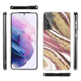Edel designte Luxus Marmor Handyhülle für Samsung Galaxy S21 Plus