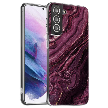 Edel designte Luxus Marmor Handyhülle für Samsung Galaxy S21 Plus