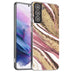 Edel designte Luxus Marmor Handyhülle für Samsung Galaxy S22 Plus