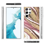 Edel designte Luxus Marmor Handyhülle für Samsung Galaxy S22 Ultra