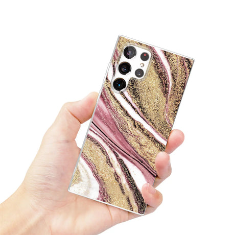 Edel designte Luxus Marmor Handyhülle für Samsung Galaxy S22 Ultra