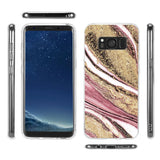 Edel designte Luxus Marmor Handyhülle für Samsung Galaxy S8