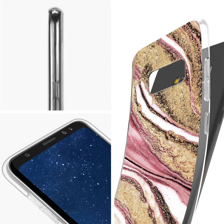 Edel designte Luxus Marmor Handyhülle für Samsung Galaxy S8 Plus