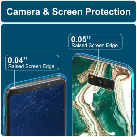 Edel designte Luxus Marmor Handyhülle für Samsung Galaxy S8 Plus